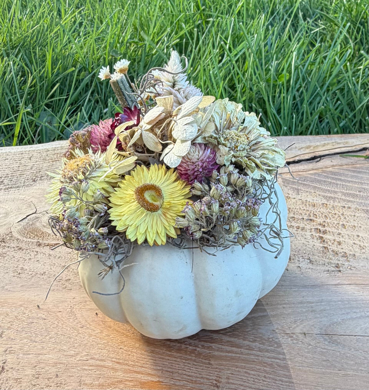 Dried Flower Pumpkins – Long-Lasting Décor @