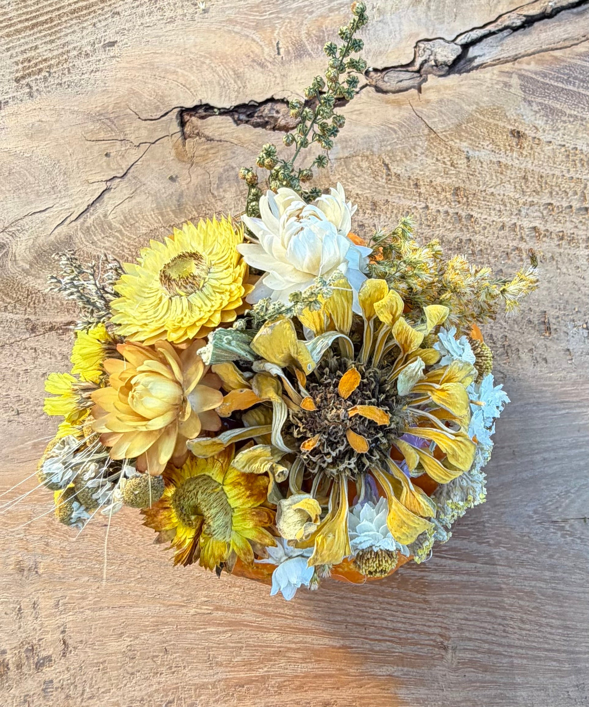 Dried Flower Pumpkins – Long-Lasting Décor !