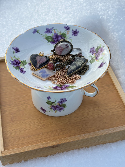 Tea Cup Jewelry Holder