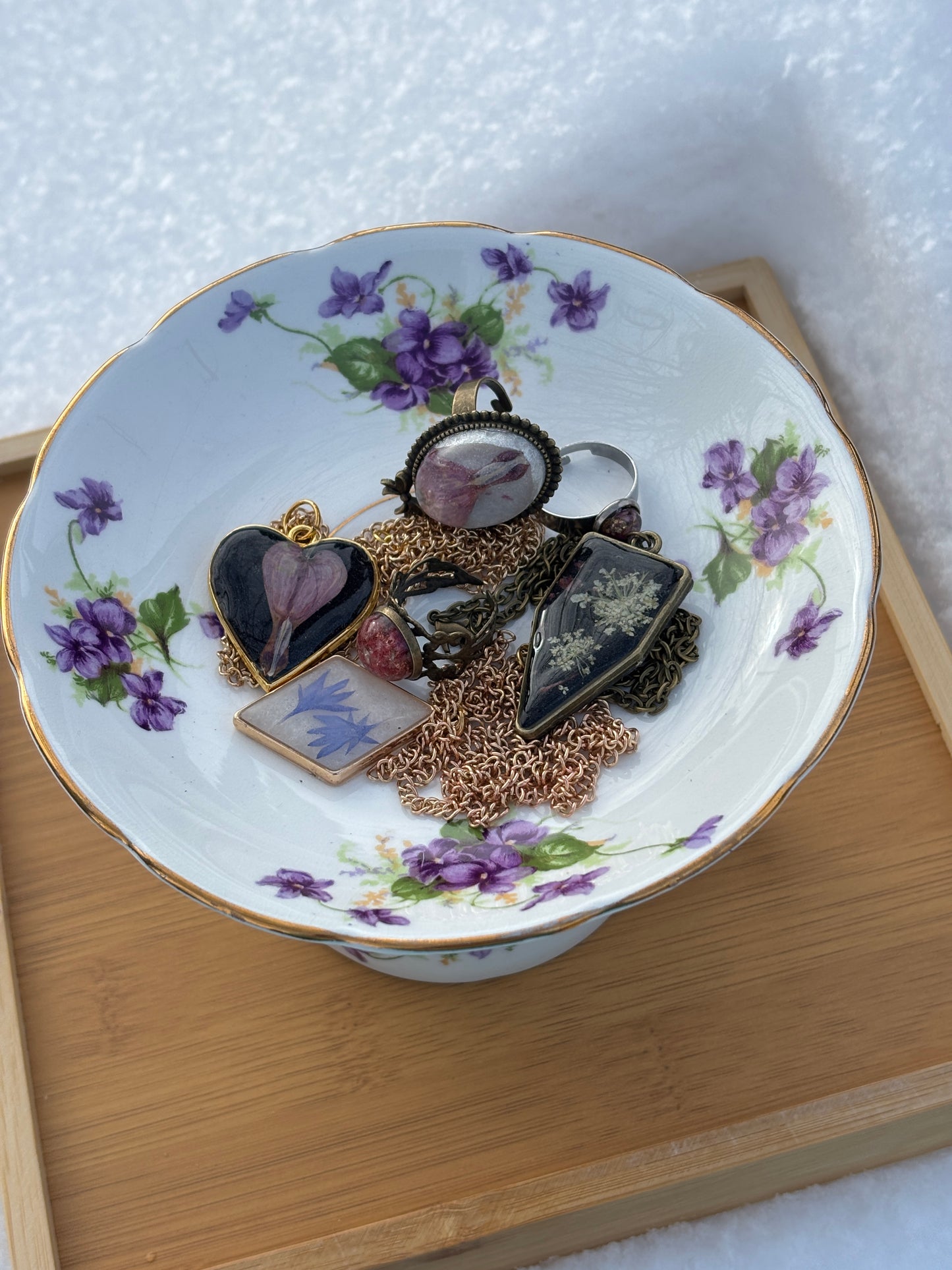Tea Cup Jewelry Holder