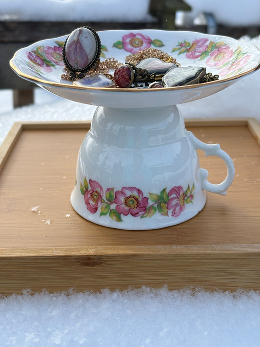 Tea Cup Jewelry Holder