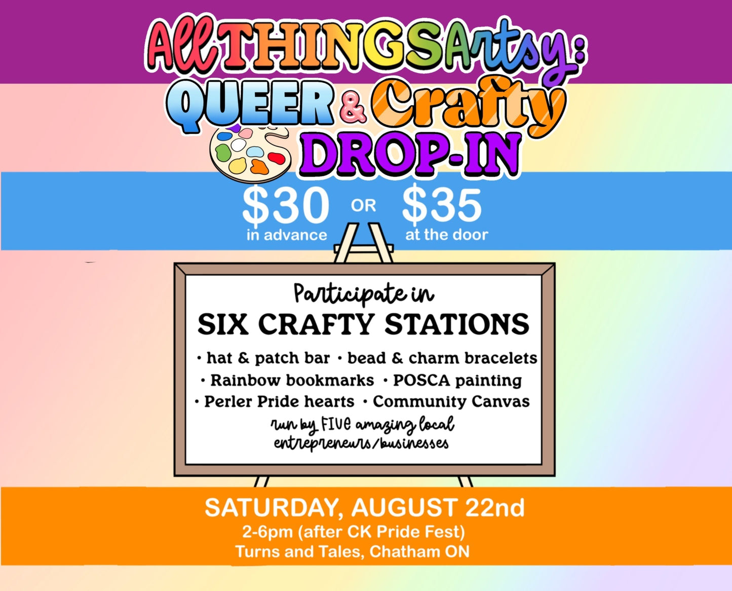 All Things Artsy: Queer & Crafty Drop-In Event Tickets