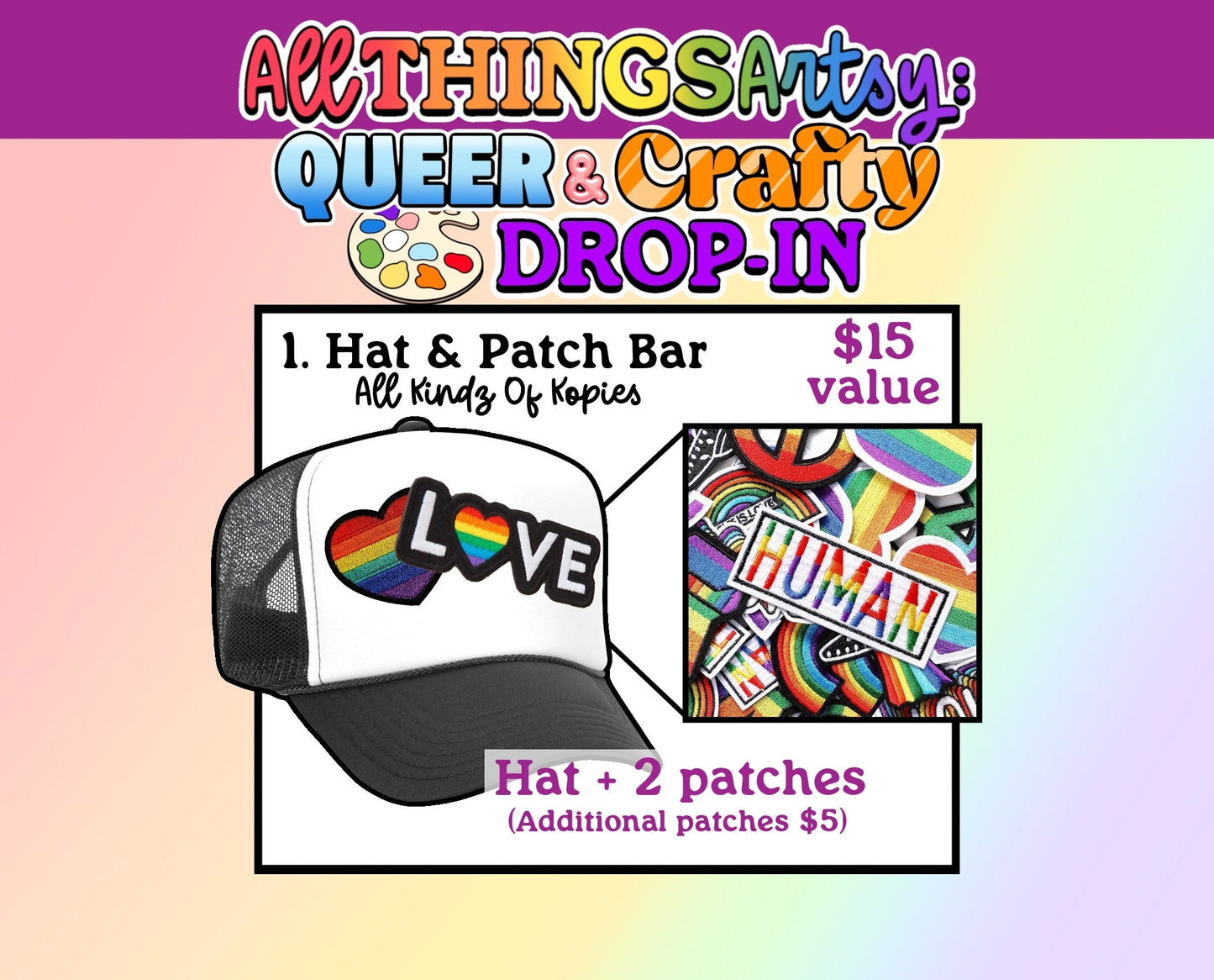 All Things Artsy: Queer & Crafty Drop-In Event Tickets