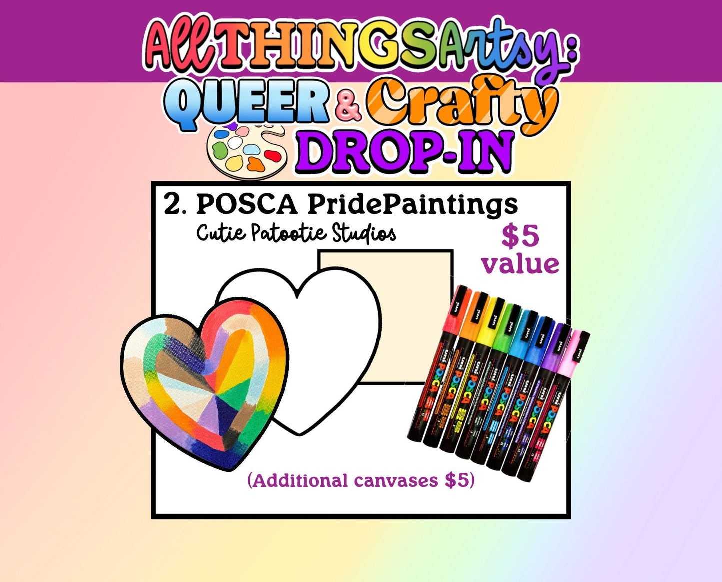 All Things Artsy: Queer & Crafty Drop-In Event Tickets