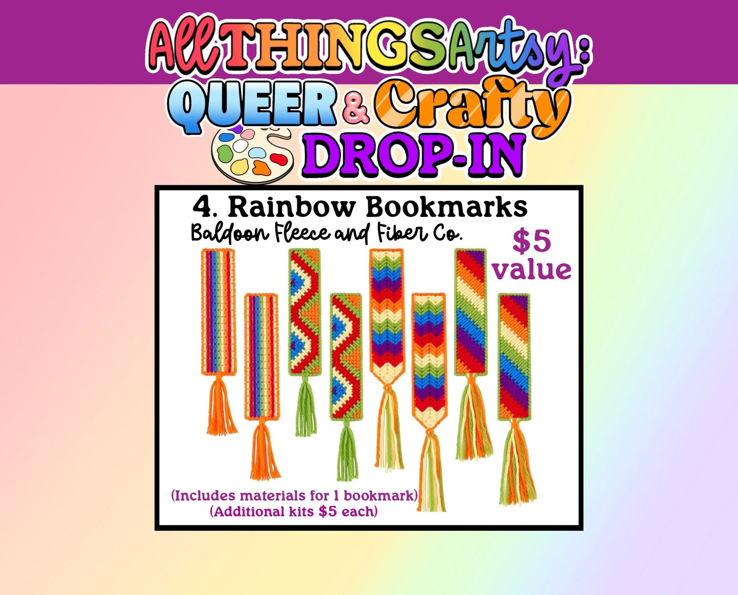 All Things Artsy: Queer & Crafty Drop-In Event Tickets