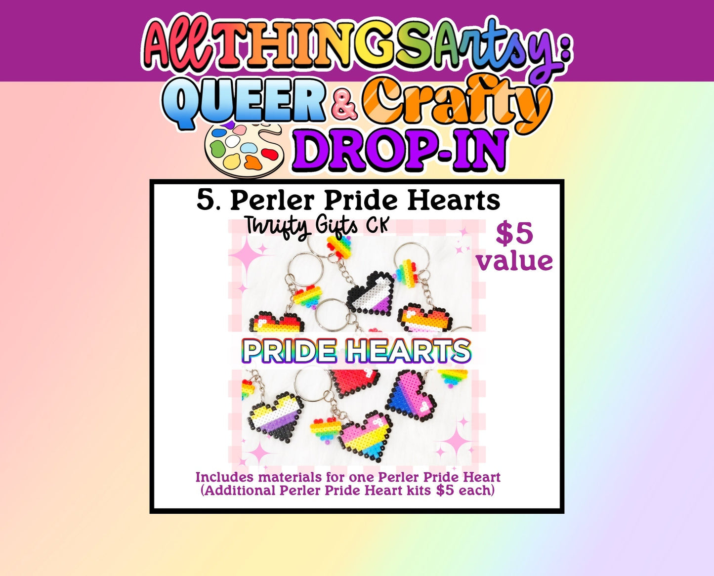 All Things Artsy: Queer & Crafty Drop-In Event Tickets