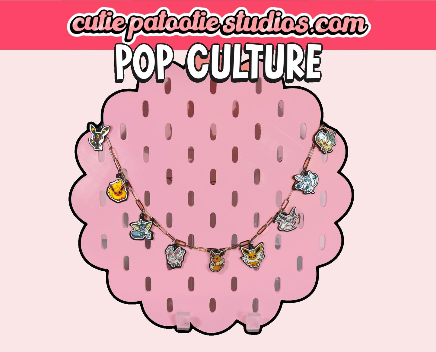 Poké-Cutie Eeveelutions Bag Charm/Necklace Combo