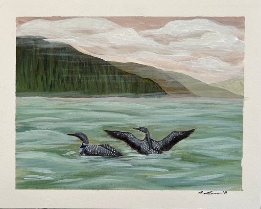 Loons on Lake Superior