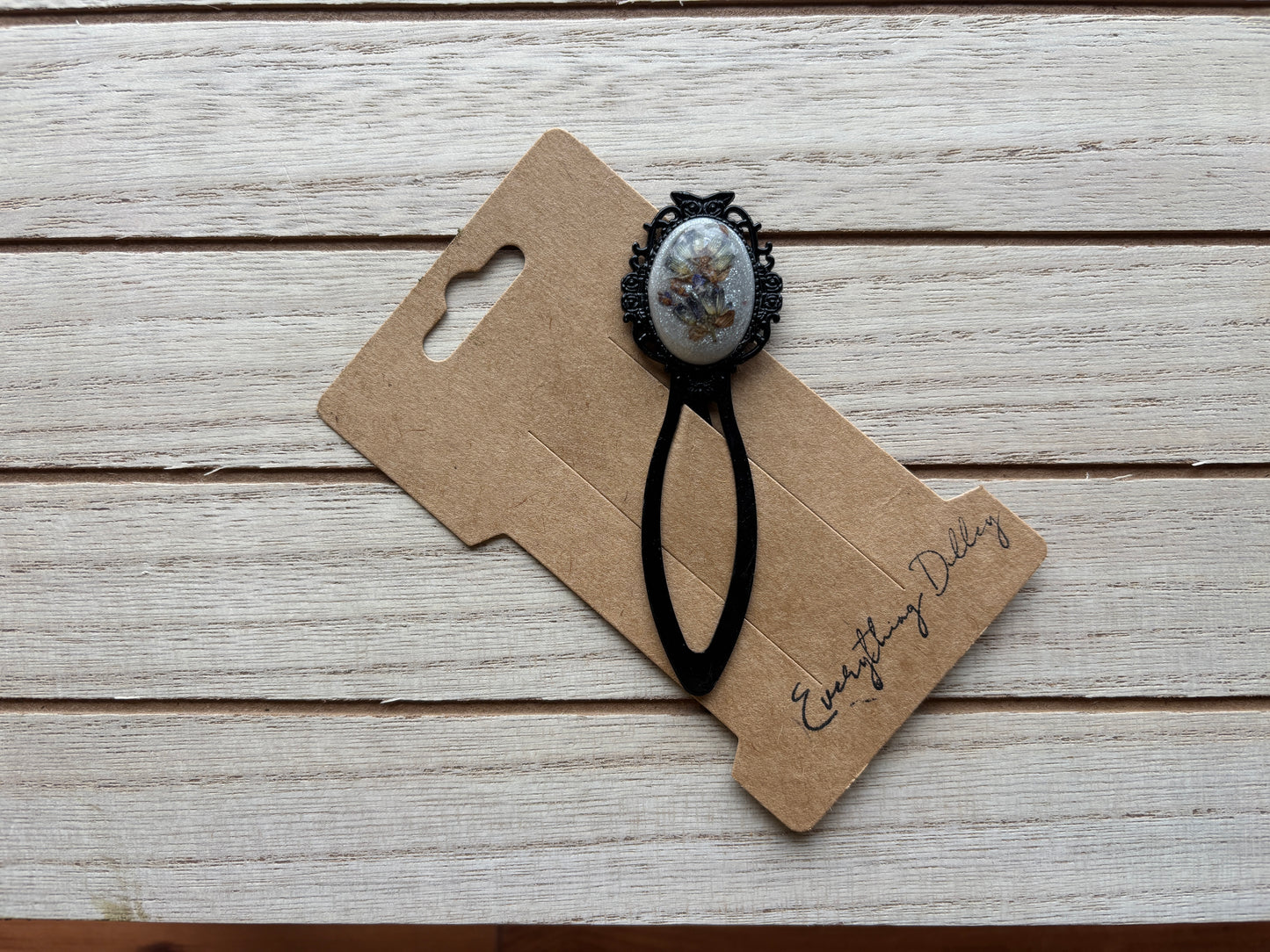 Lavender on White Bookmark