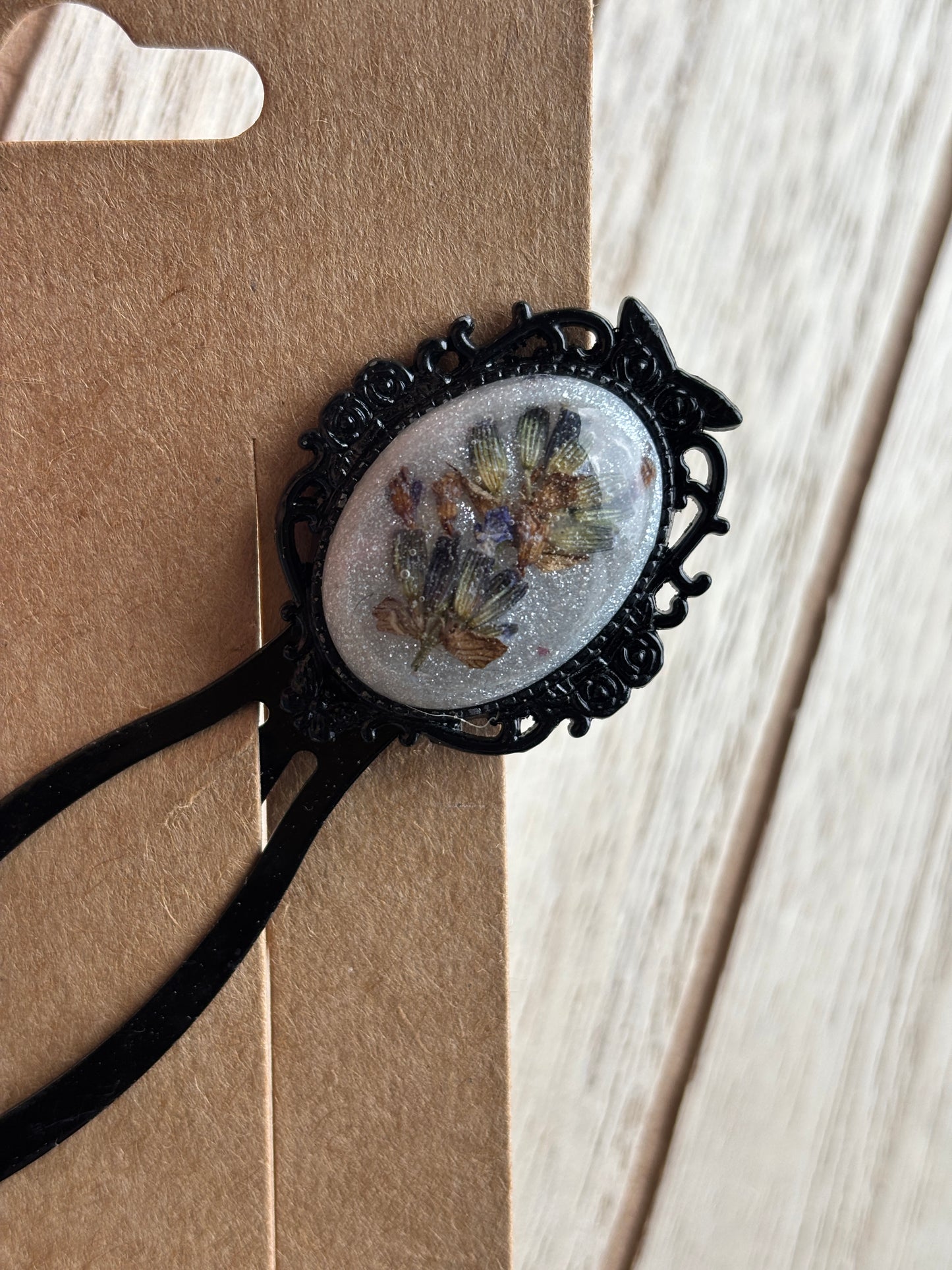 Lavender on White Bookmark