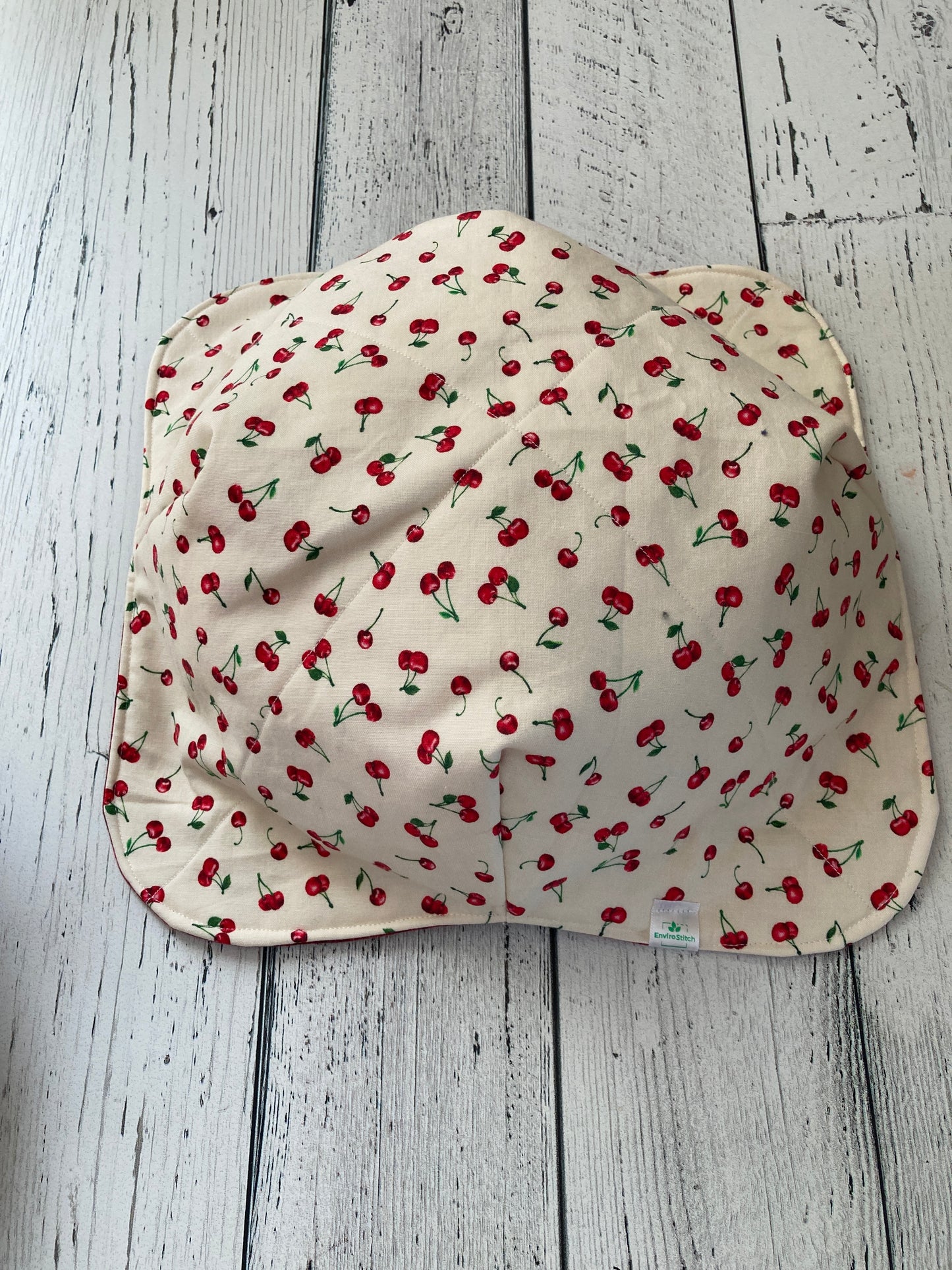 Cherries on White Bowl Cozy