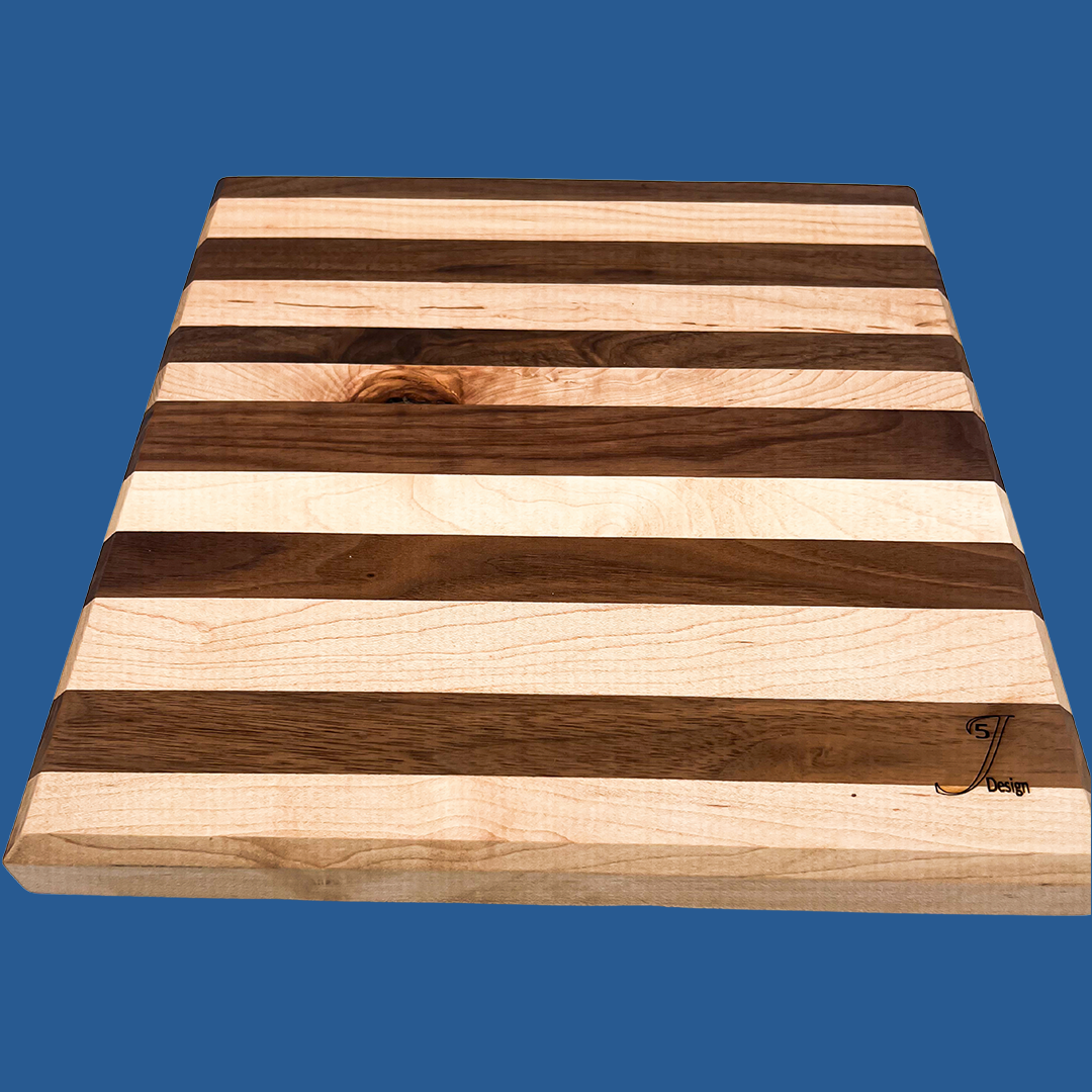 Striped Walnut and Maple Block