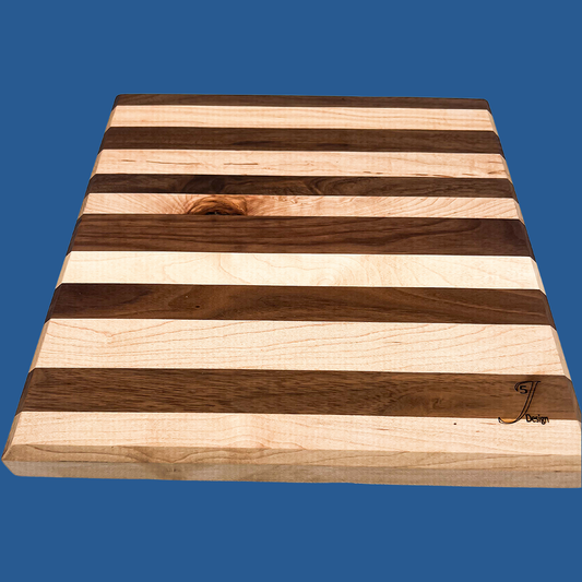 Striped Walnut and Maple Block