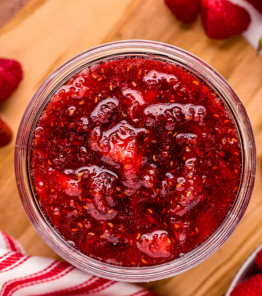 FuzzyBerr Jam (Peach & Raspberry) (250mL)