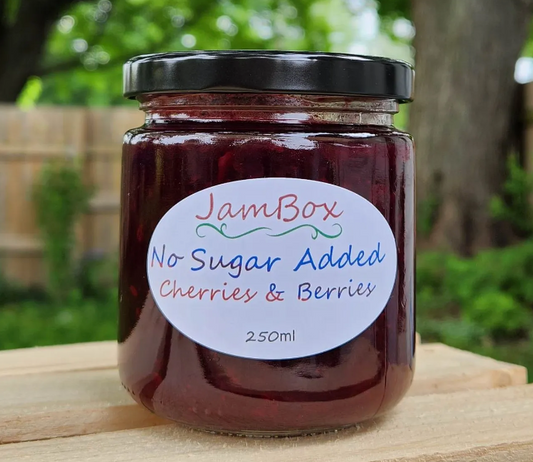 No Sugar Added Cherries & Berries Jam (250mL)