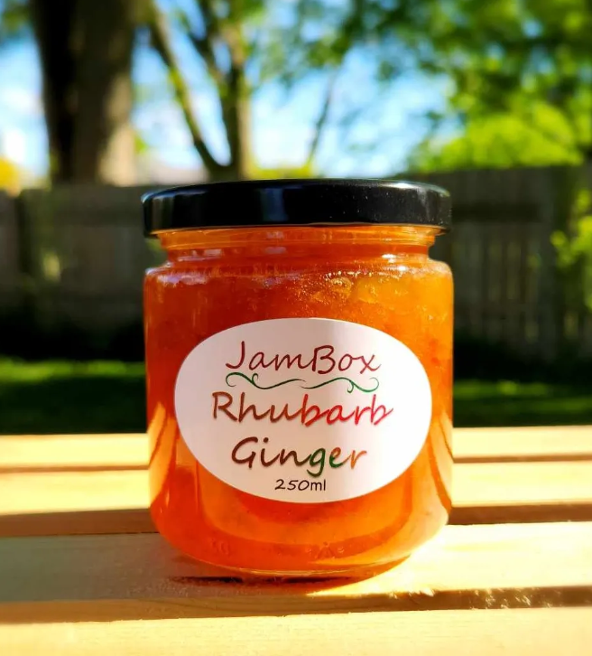 Rhubarb Ginger Jam (250mL)