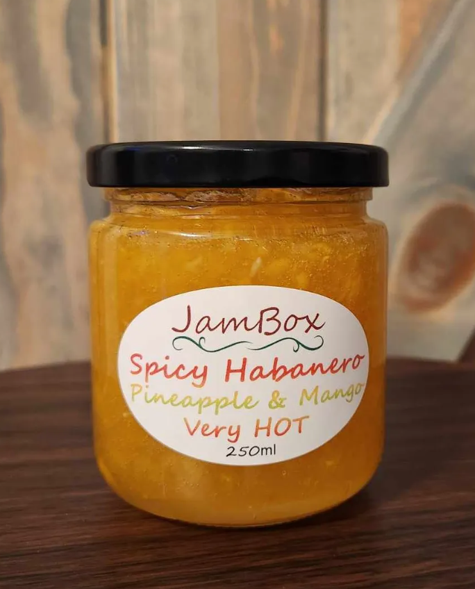 Spicy Habanero Pineapple & Mango Jam VERY HOT (250mL)