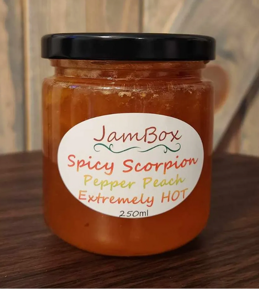 Spicy Scorpion Pepper Peach Jam (250mL)