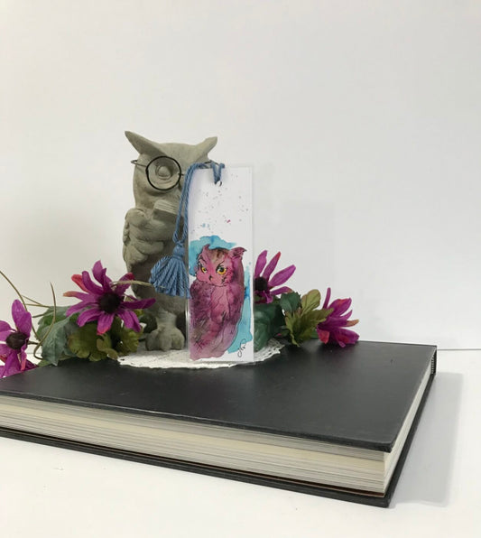 Bookmark – Pink Owl
