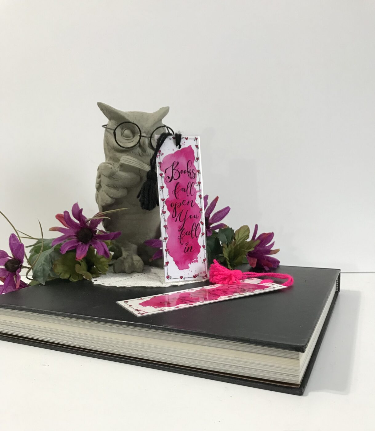 Bookmark – Books Fall Open, You Fall In