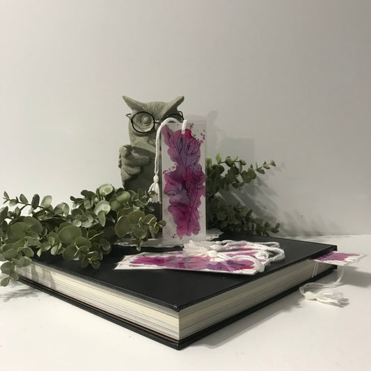 Bookmark – Pink and Purple Flowers