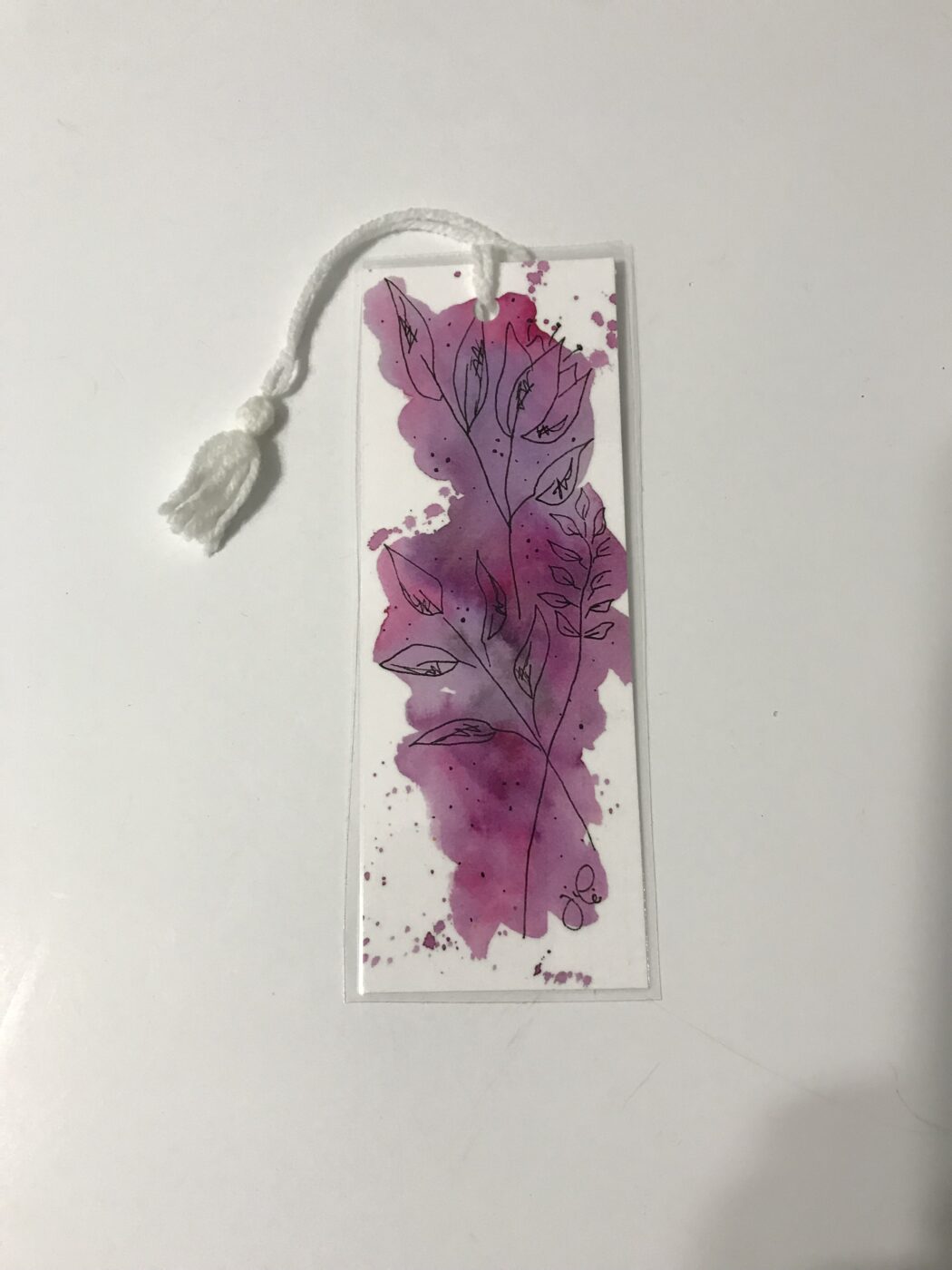 Bookmark – Pink and Purple Flowers