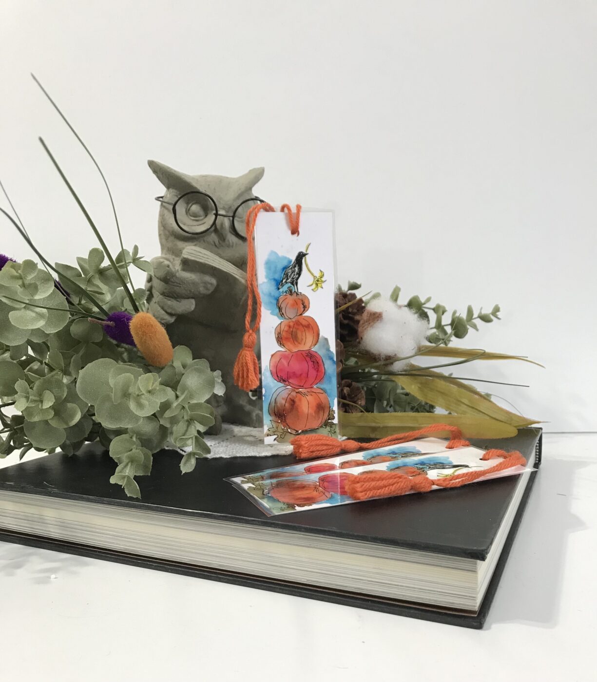 Bookmark – Stacked Pumpkins