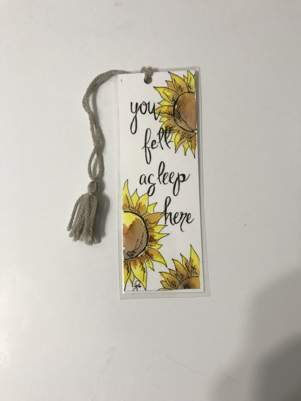 Bookmark – You Fell Asleep Here