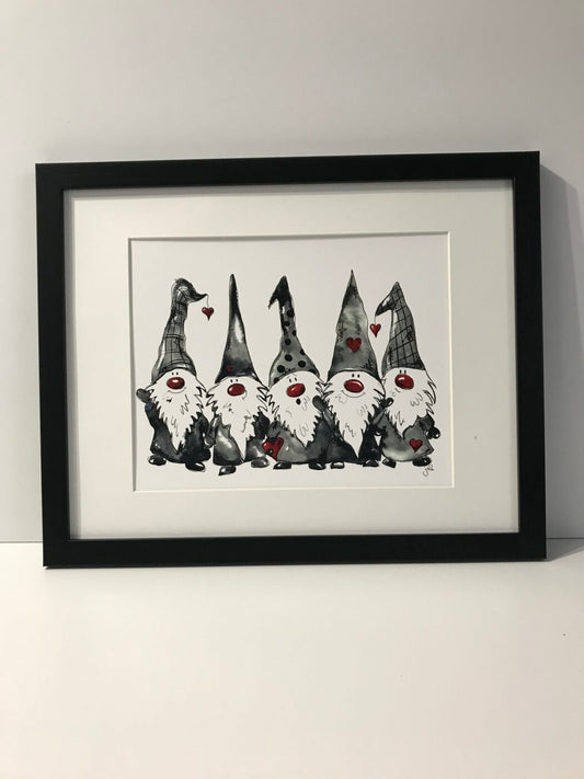 Gnome Art – Family Of Five