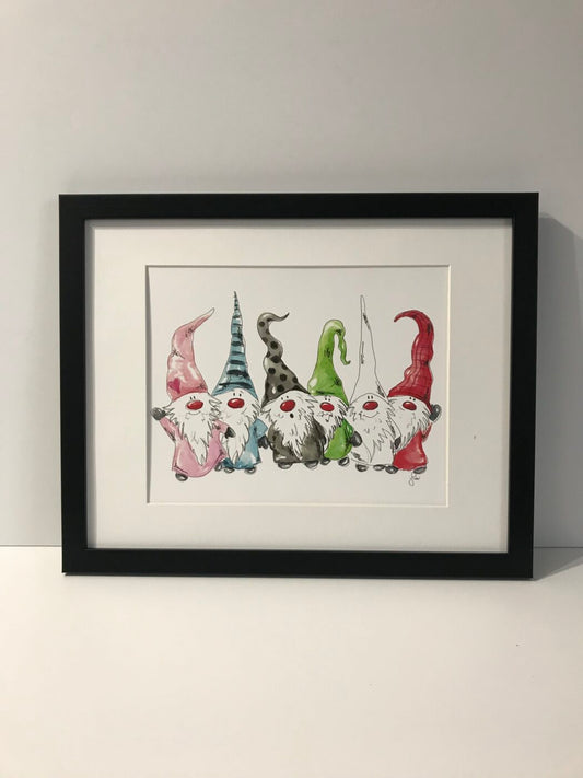 Gnome Art – Family Of Six