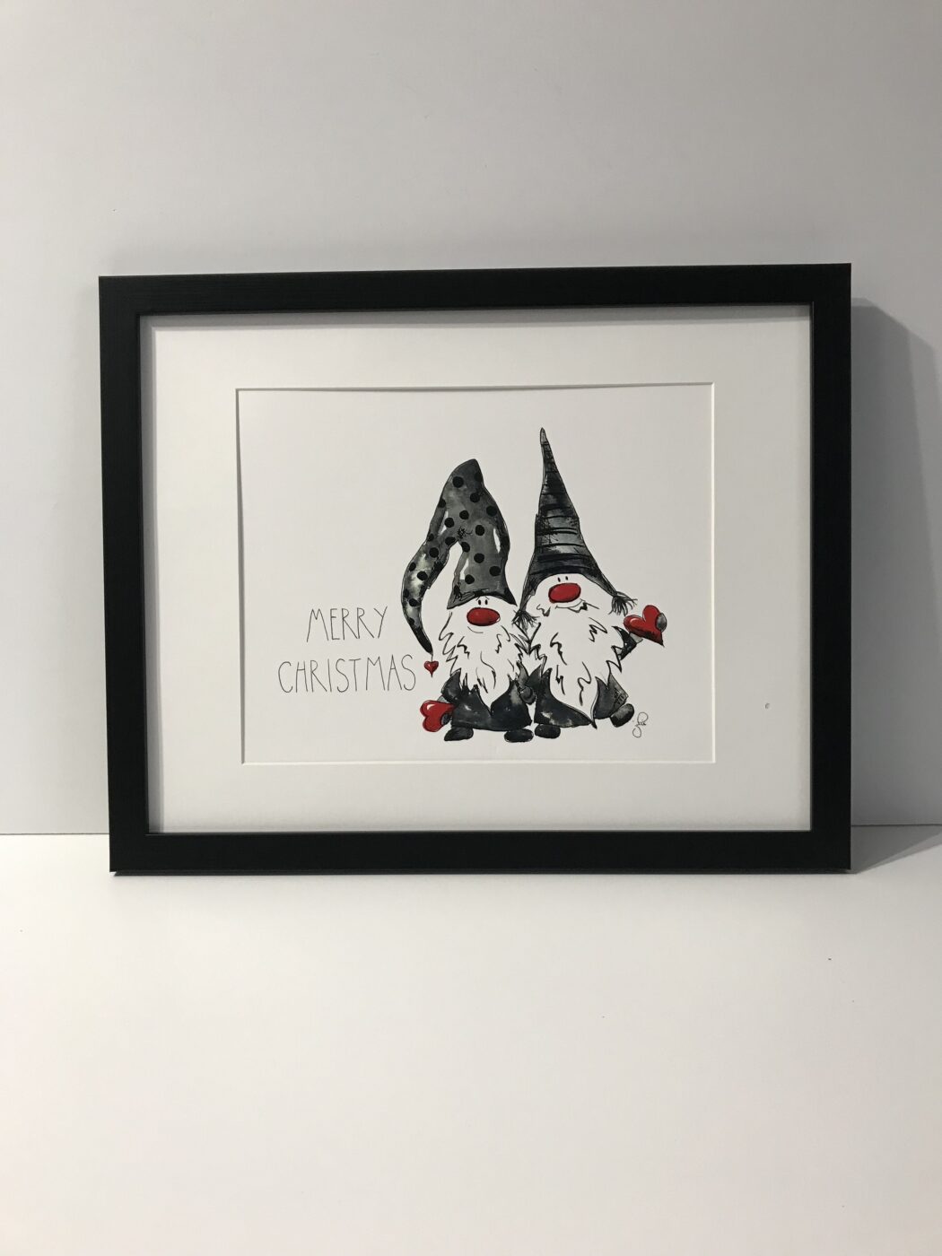 Gnome Art – Merry Christmas Gnomes