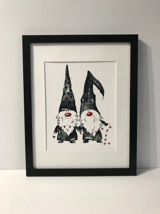 Gnome Art – String Of Hearts