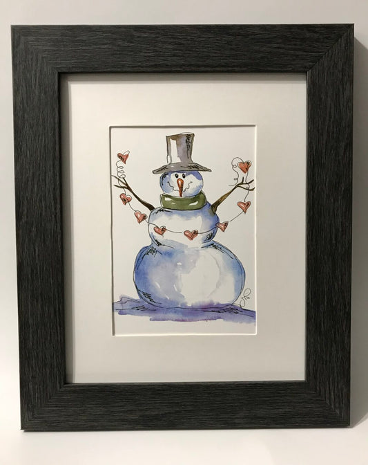 Heartfelt Snowman