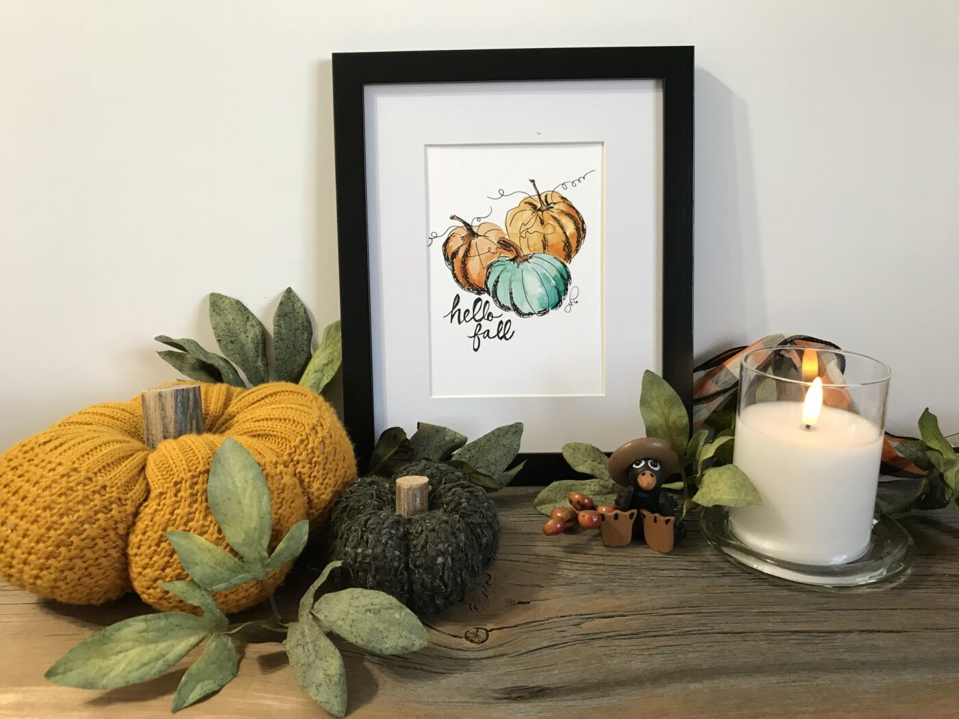 Hello Fall Gourds