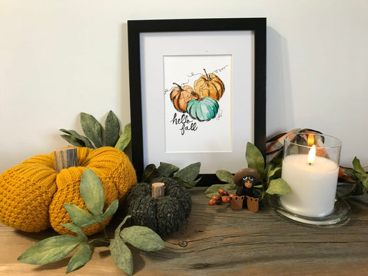 Hello Fall Gourds