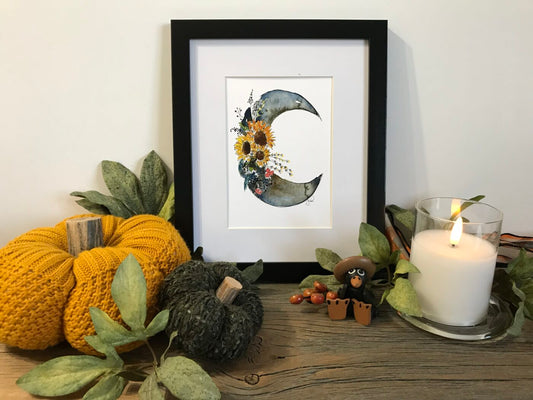Moonlit Sunflowers
