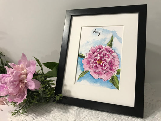 One Pink Peony