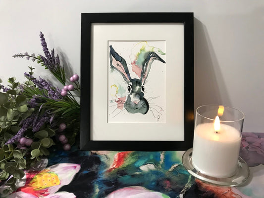 Pastel Watercolour Bunny