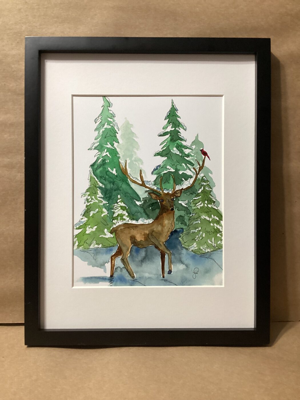 Reindeer In The Forest
