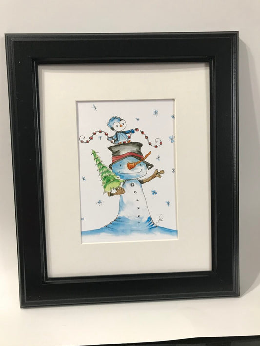 Snowman And Penguin