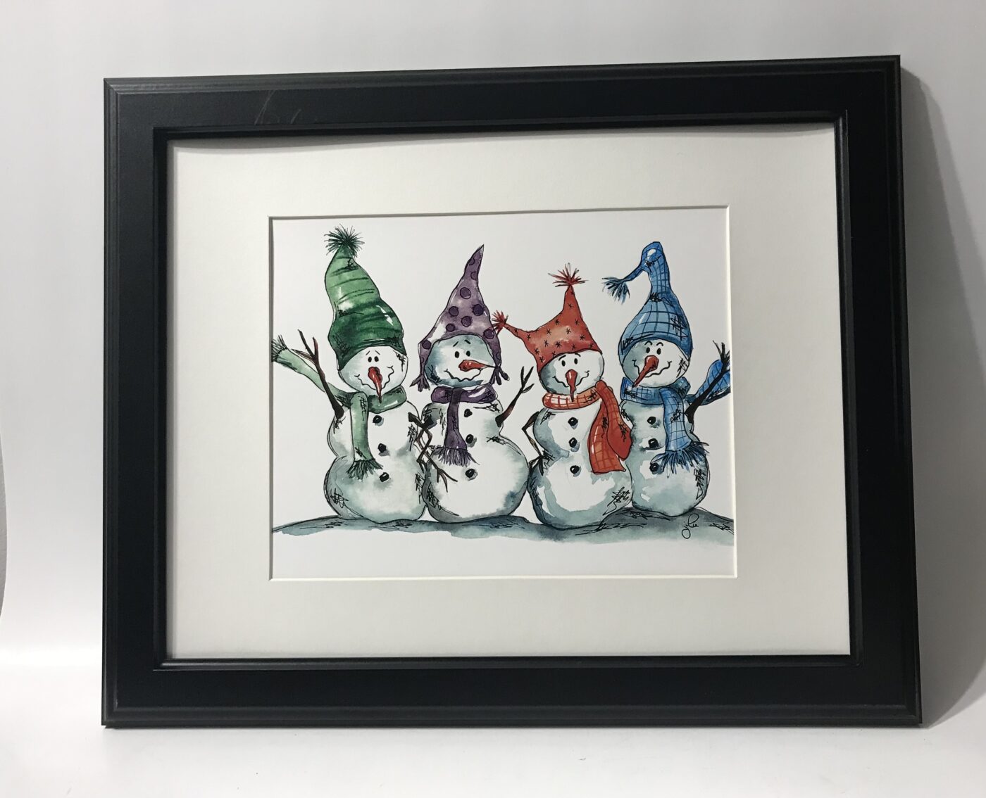 Snowman Family Of 4