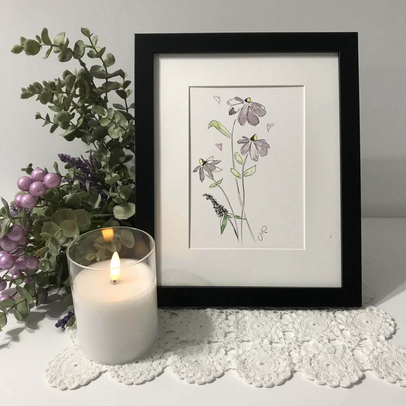 Soft Purple Daisies
