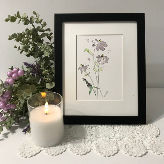 Soft Purple Daisies
