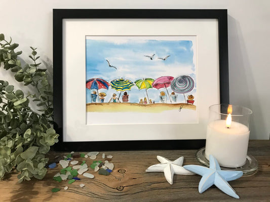 The Beach (Umbrellas)