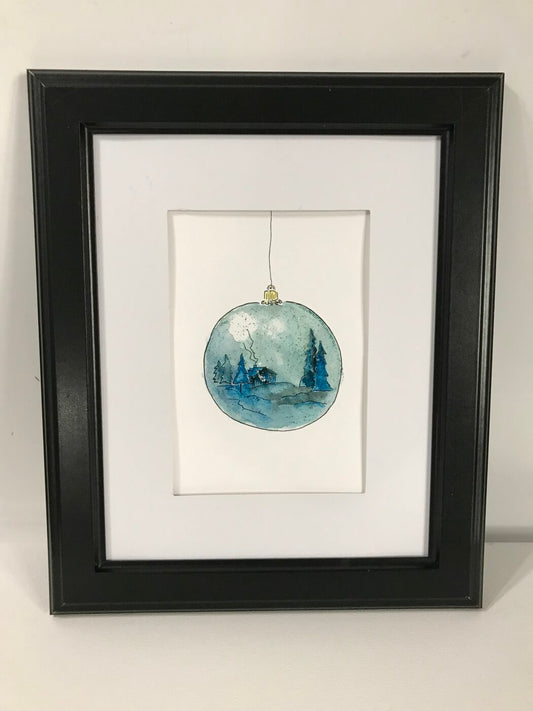 Winter Blue Ornament