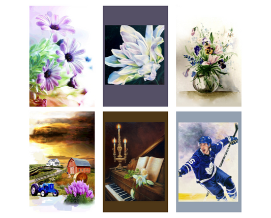Greeting Cards – Pick Any 3 Designs From Large Selection