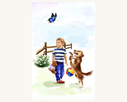 Pals – Greeting Card