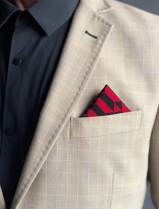 Pyramid Pocket Square