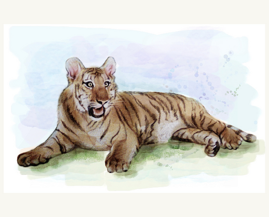 Big Purr – Greeting Card