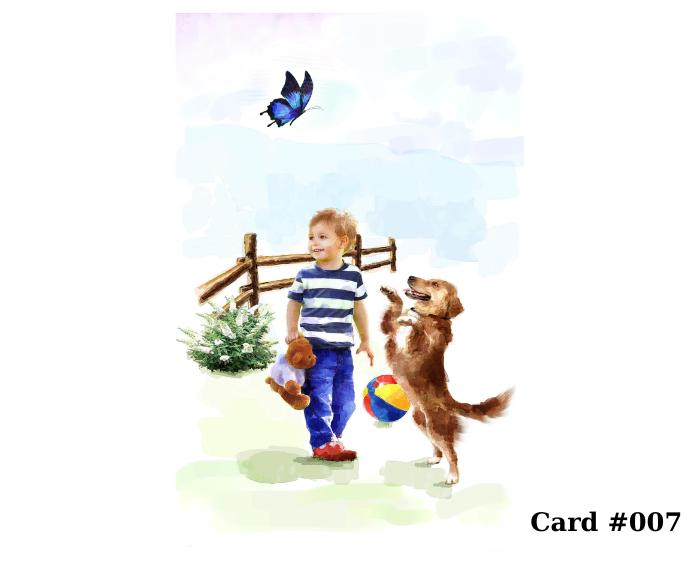 Greeting Cards – Pick Any 3 Designs From Large Selection